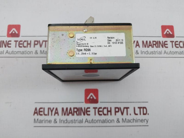 Rq96 Pressure Indicator 0-10Bar 4-20Ma Noris