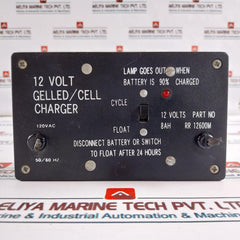 Rr12600M Gelled/Cell Charger 12 Volt 50/60Hz