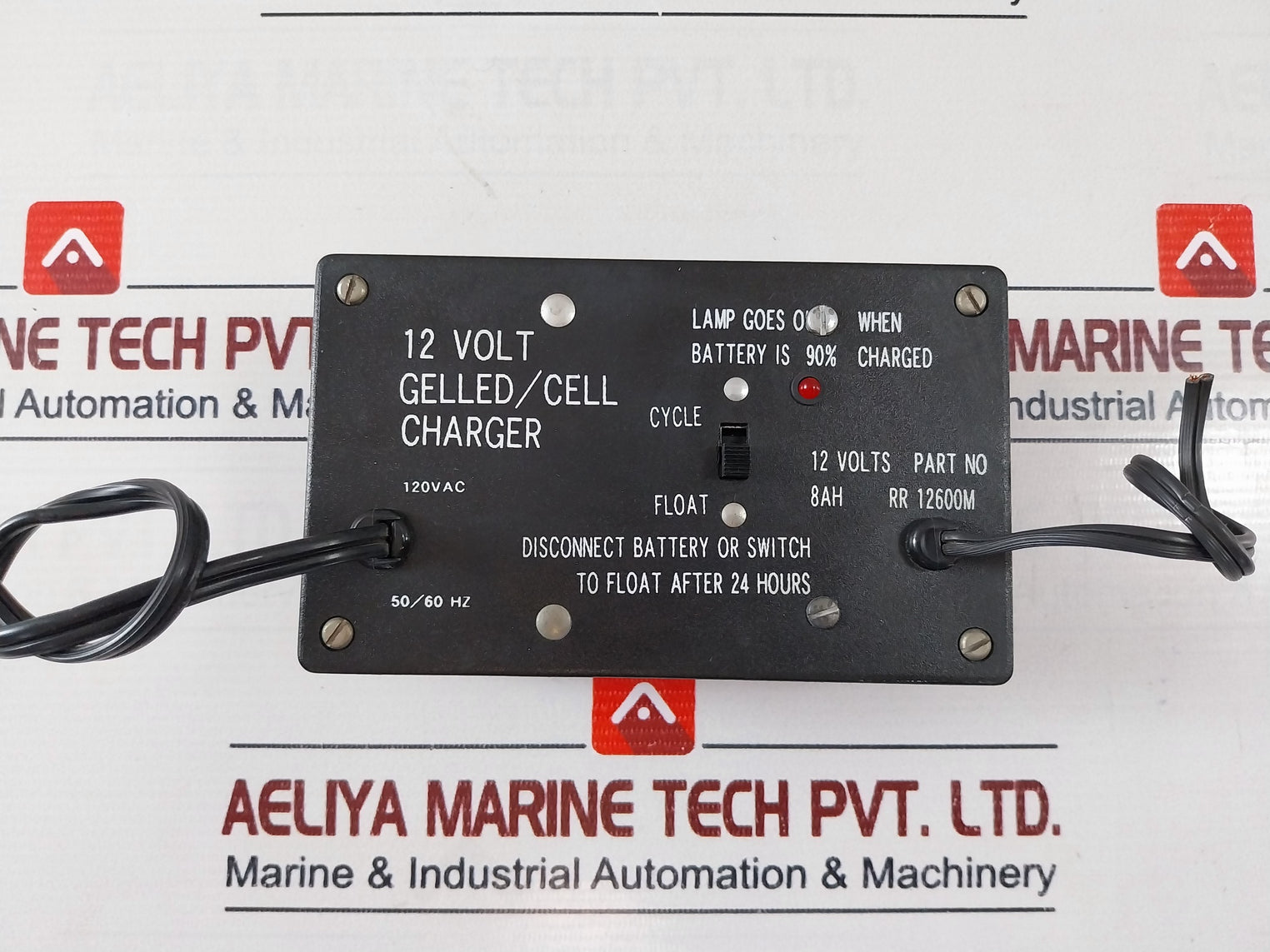 Rr 12600M 12 Volt Gelled/Cell Charger 120Vac 50/60Hz