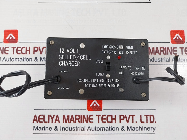 Rr 12600M 12 Volt Gelled/Cell Charger 120Vac 50/60Hz