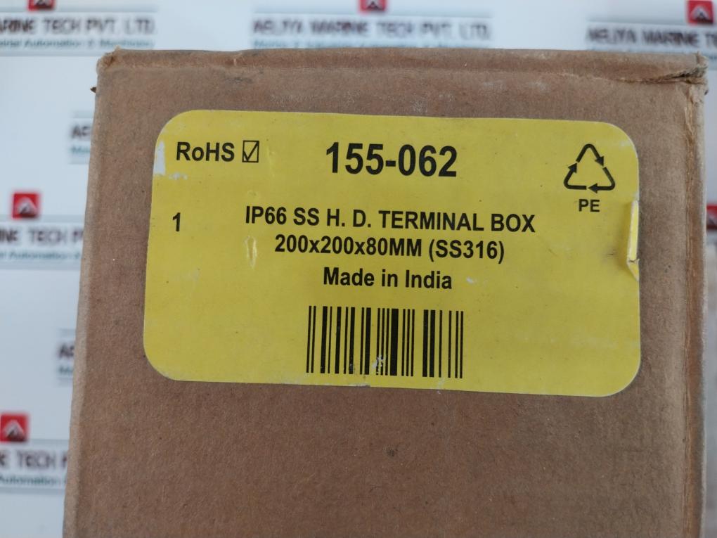 Rs 155-062 Ss H.D. Terminal Box Ip66