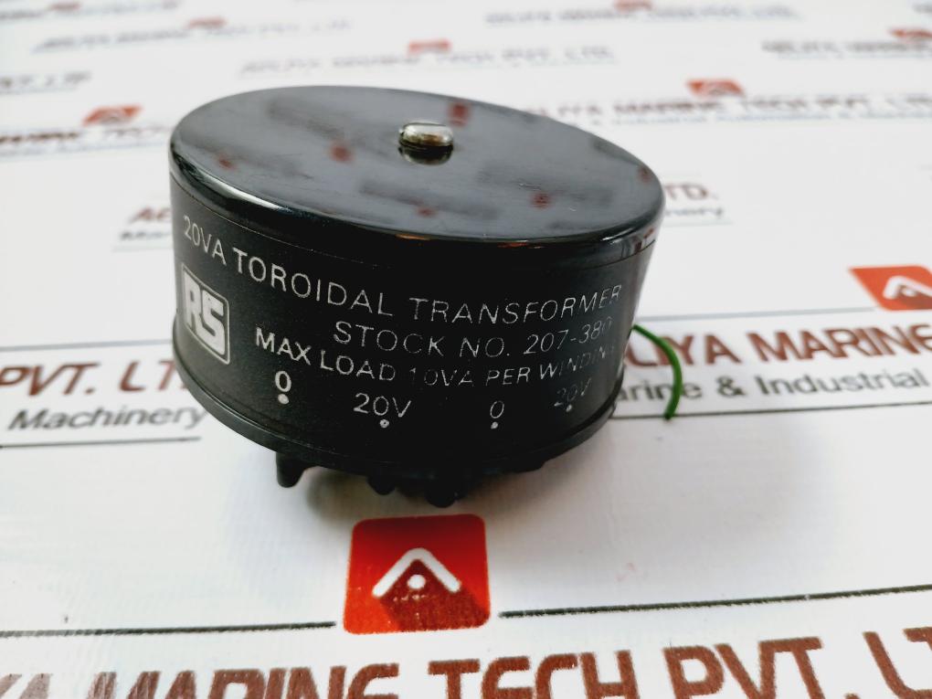 Rs 207-380 Toroidal Transformer 240V Ac, 20Va, Max Load 10Va