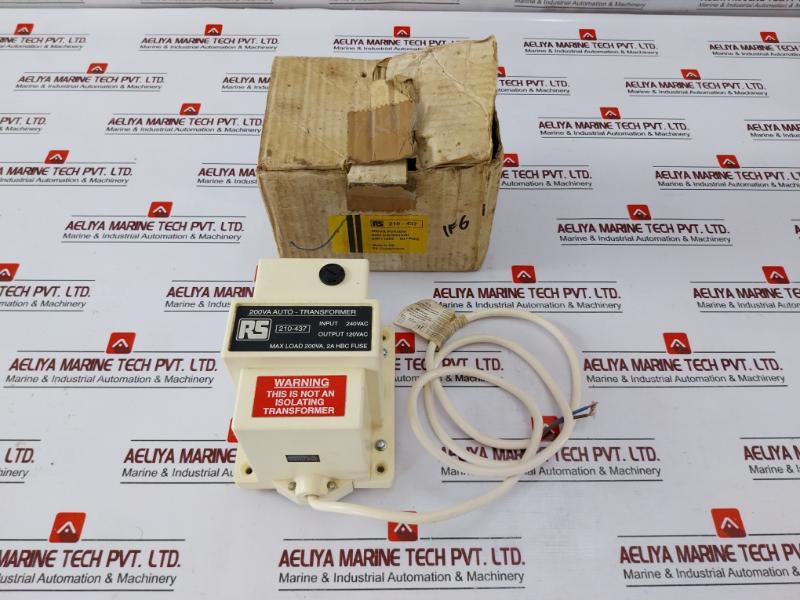 Rs 210-437 Transformer 240vac 120vac 50/60hz