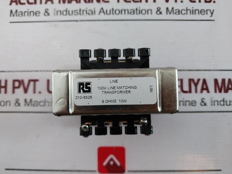 Rs 210-6526 100v Line Matching Transformer 8 Ohms 10w L05