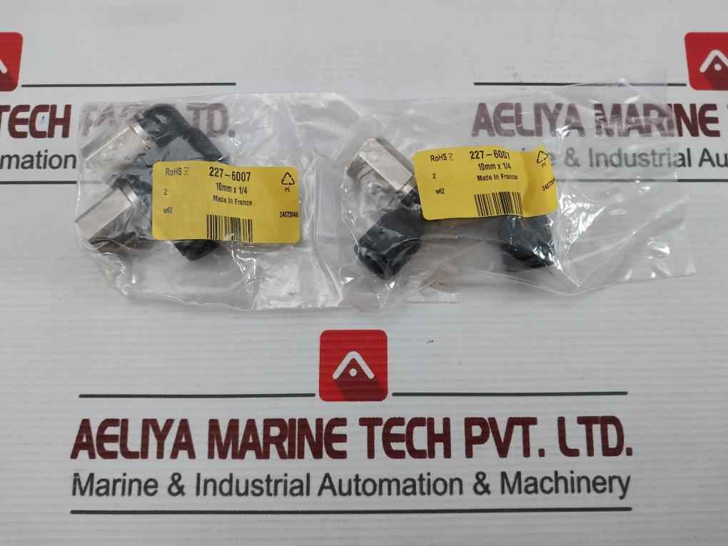 Rs 227-6007 Pneumatic Fitting 10Mm X 1/4 (1Pack = 2Pcs)