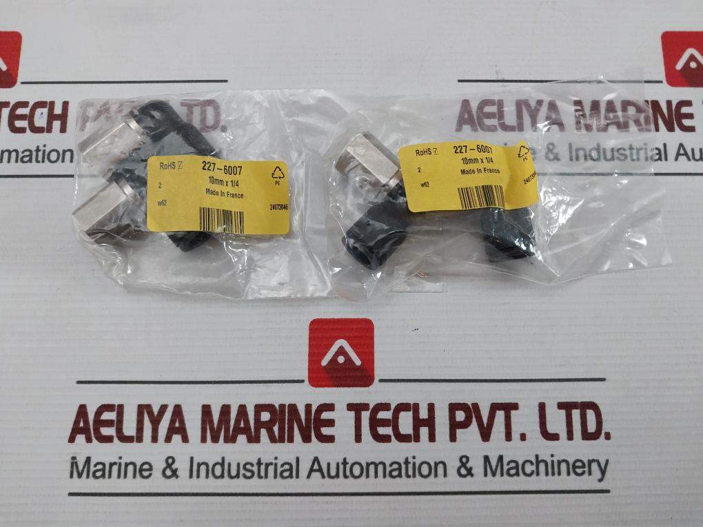 Rs 227-6007 Pneumatic Fitting 10Mm X 1/4 (1Pack = 2Pcs)