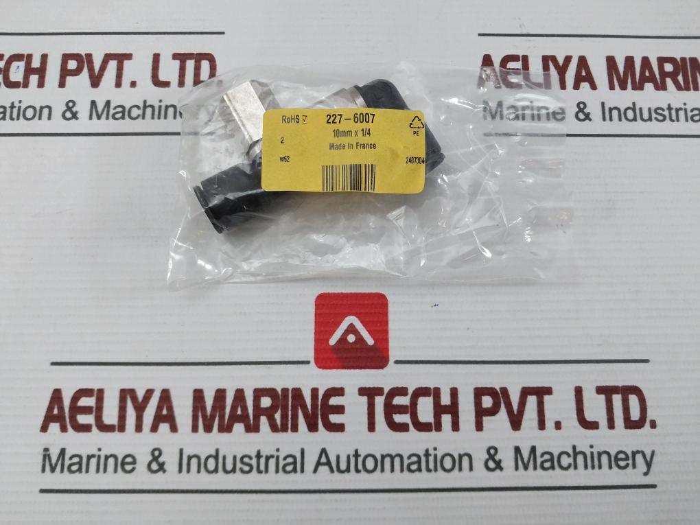 Rs 227-6007 Pneumatic Fitting 10Mm X 1/4 (1Pack = 2Pcs)