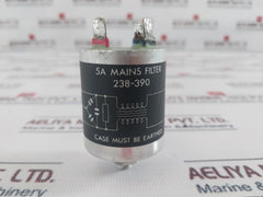 RS 238-390 5A Mains Filter 230V 50Hz