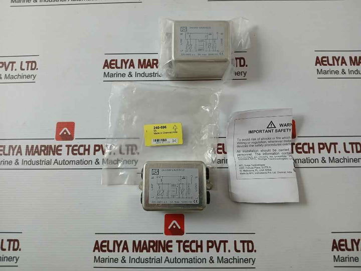 Rs 240-696 Chassis Mount Rfi Filter 5A Max 50/60 Hz