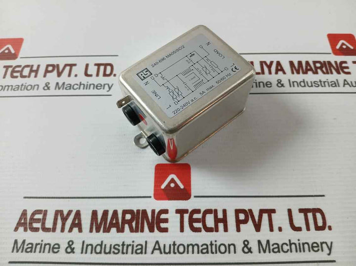 Rs 240-696 Chassis Mount Rfi Filter 5A Max 50/60 Hz