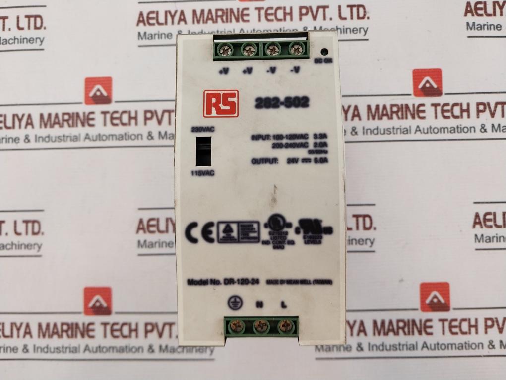 Rs 282-502 Dr-120-24 Power Supply 200-240Vac 2.0A