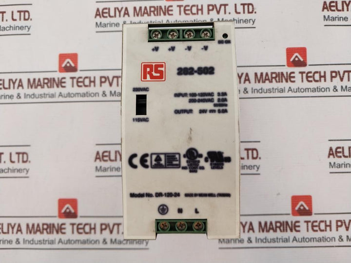 Rs 282-502 Dr-120-24 Power Supply 200-240Vac 2.0A