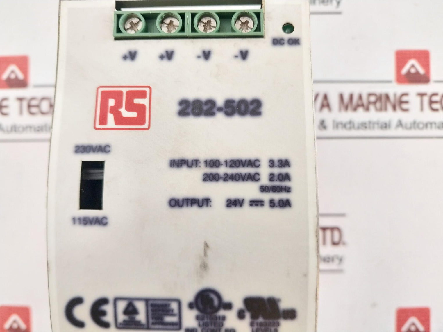 Rs 282-502 Dr-120-24 Power Supply 200-240Vac 2.0A