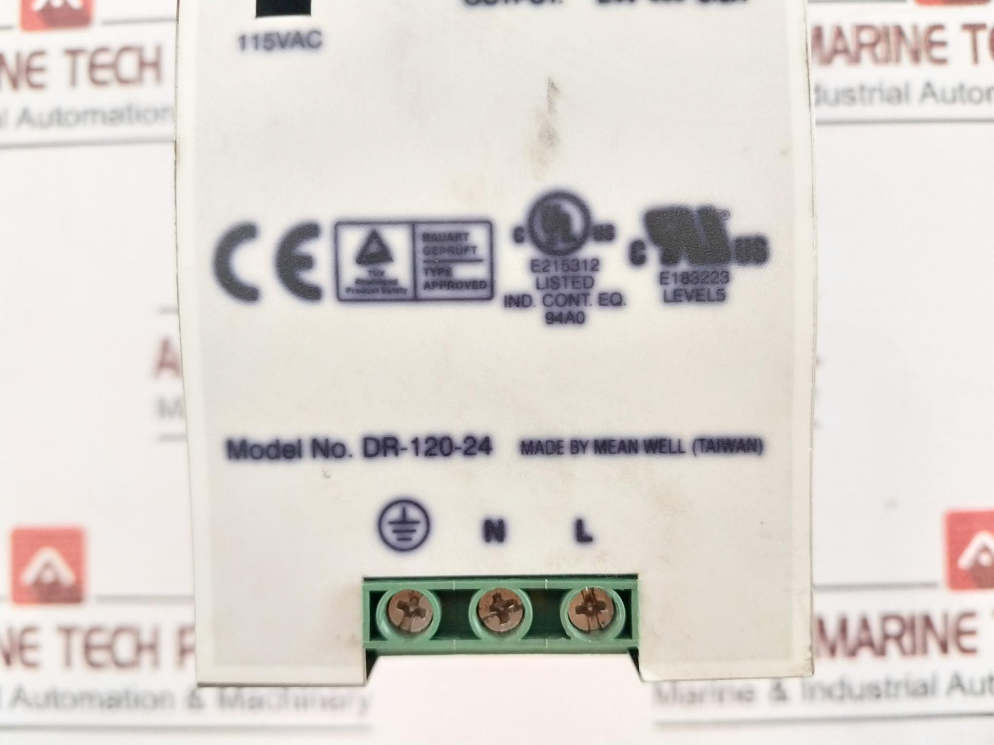 Rs 282-502 Dr-120-24 Power Supply 200-240Vac 2.0A