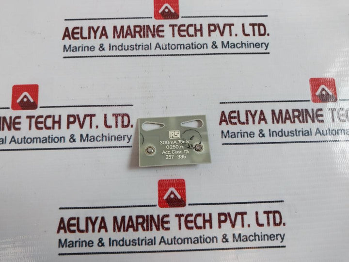 Rs 300Ma.75Mv Shunt Plate