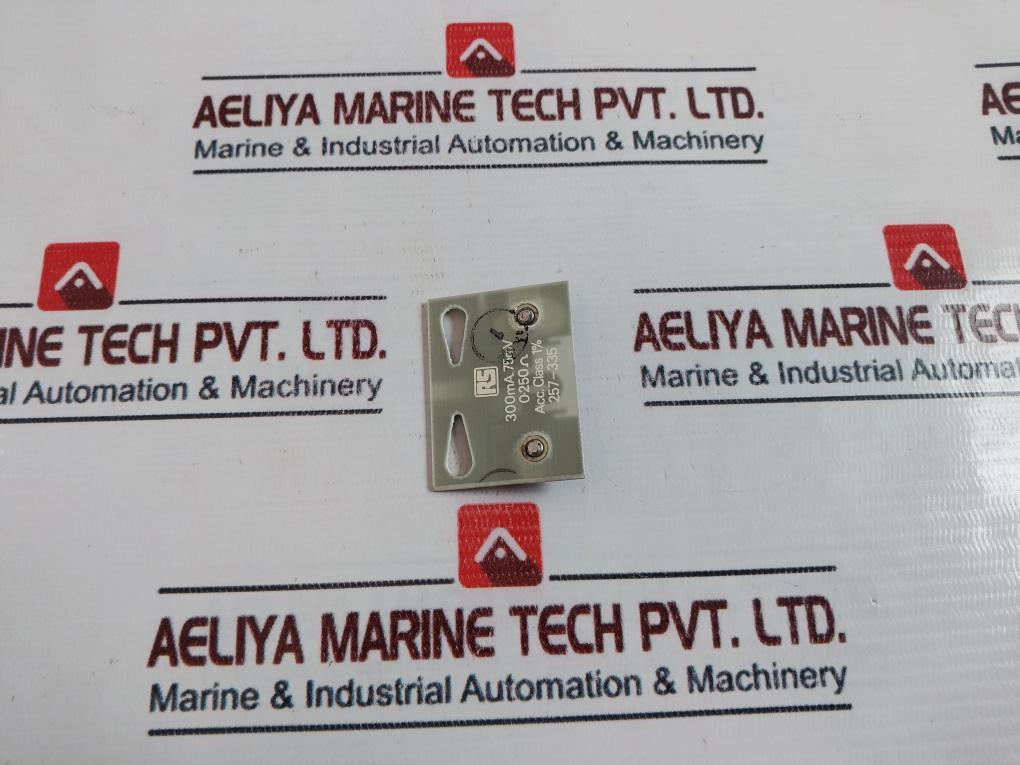 Rs 300Ma.75Mv Shunt Plate