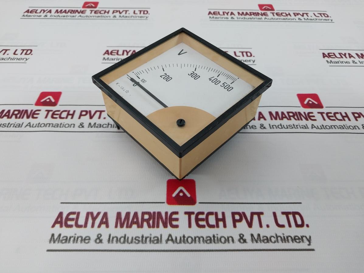 Rs 312-915 Analog Voltmeter Fsd. 0/500V