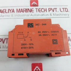 Rs 342-944 Phase Sequence Failure Relay 8A 250V 2200Va