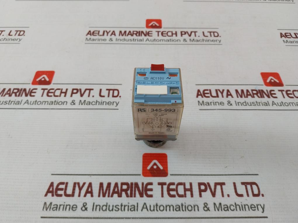 Rs 345-993 Plug In Power Relay 110V 22Ma B 030115