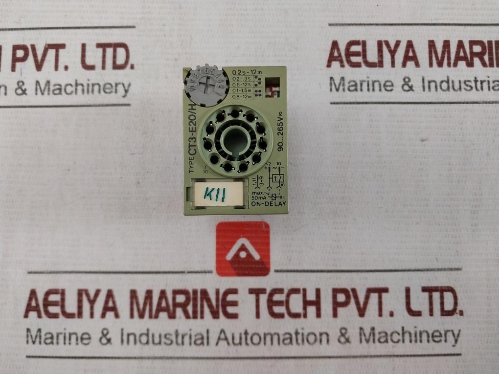 Rs 345-993 Releco Mr-c Plus Relay With Socket Ct3-e20/H Ac110V~ 50Ma