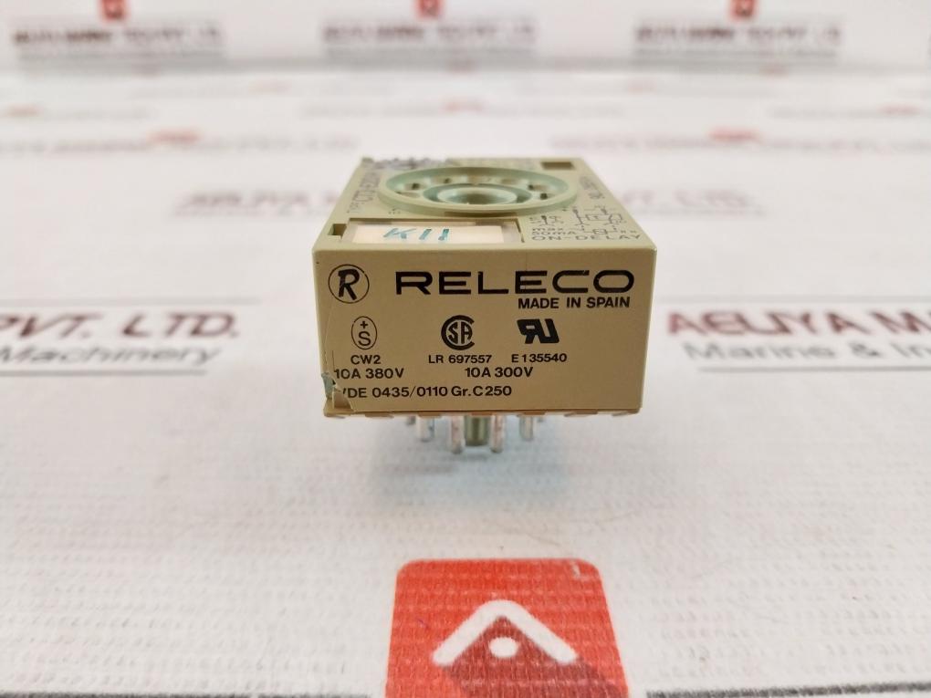 Rs 345-993 Releco Mr-c Plus Relay With Socket Ct3-e20/H Ac110V~ 50Ma