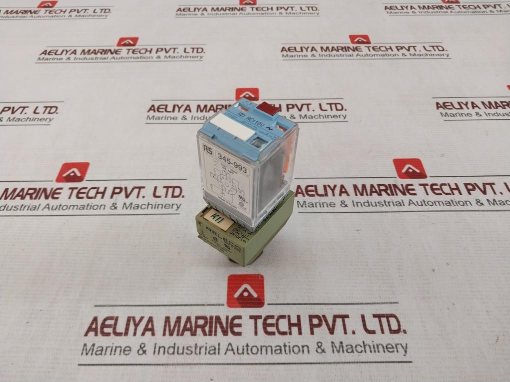 Rs 345-993 Releco Mr-c Plus Relay With Socket Ct3-e20/H Ac110V~ 50Ma