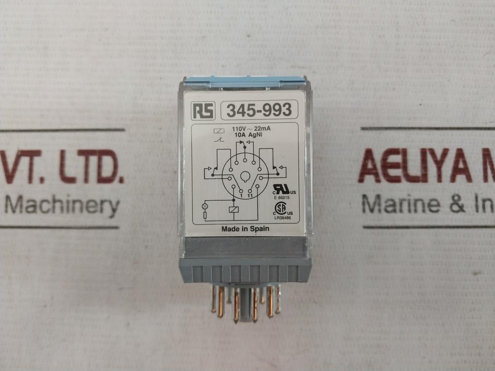 Rs 345-993 Releco Mr-c Plus Relay With Socket Ct3-e20/H Ac110V~ 50Ma
