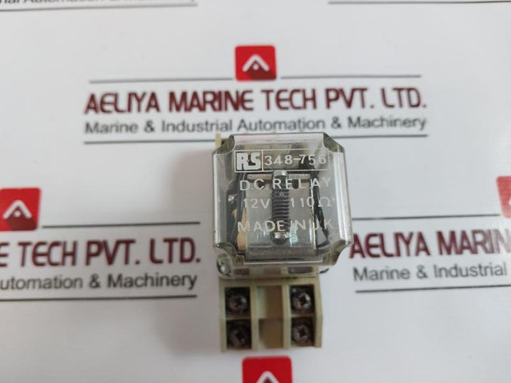 Rs 348-756 Plug In Power Relay With Socket 401-009 12vdc
