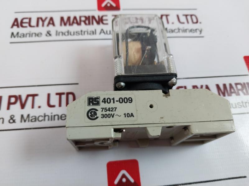 Rs 348-756 Plug In Power Relay With Socket 401-009 12vdc