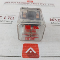 Rs 450-0201 Mount Power Relay 12A 28Vdc/240Vac 1/3Hp 120Vac 1137B