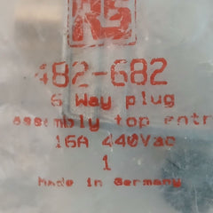 Rs 482-682 6 Way Top Entry Plug