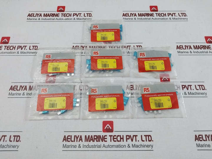 Lot Of 10X Light Blue Car Fuse 563-750 Rs
