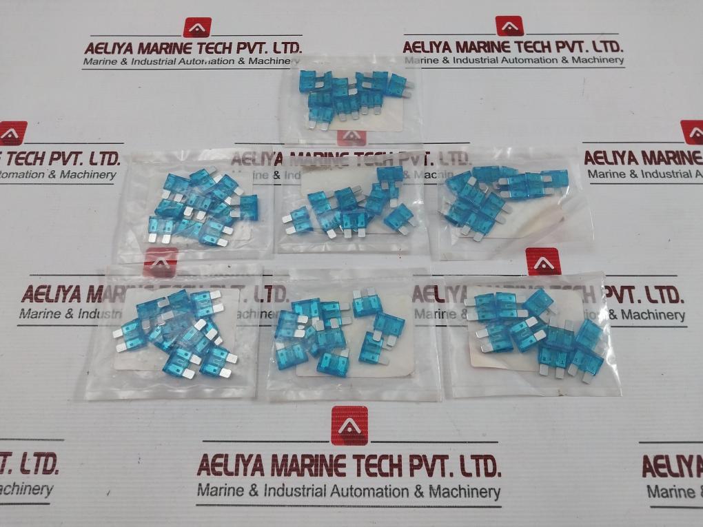 Lot Of 10X Light Blue Car Fuse 563-750 Rs