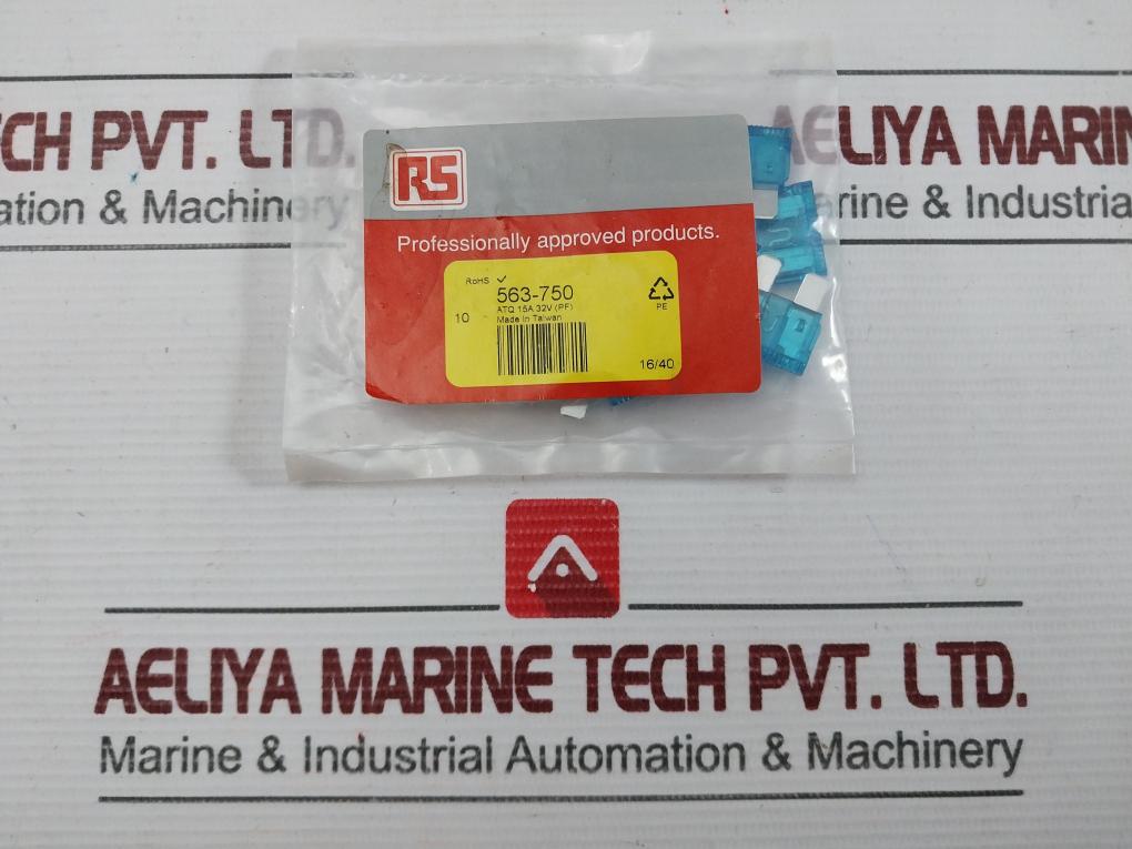 Lot Of 10X Light Blue Car Fuse 563-750 Rs