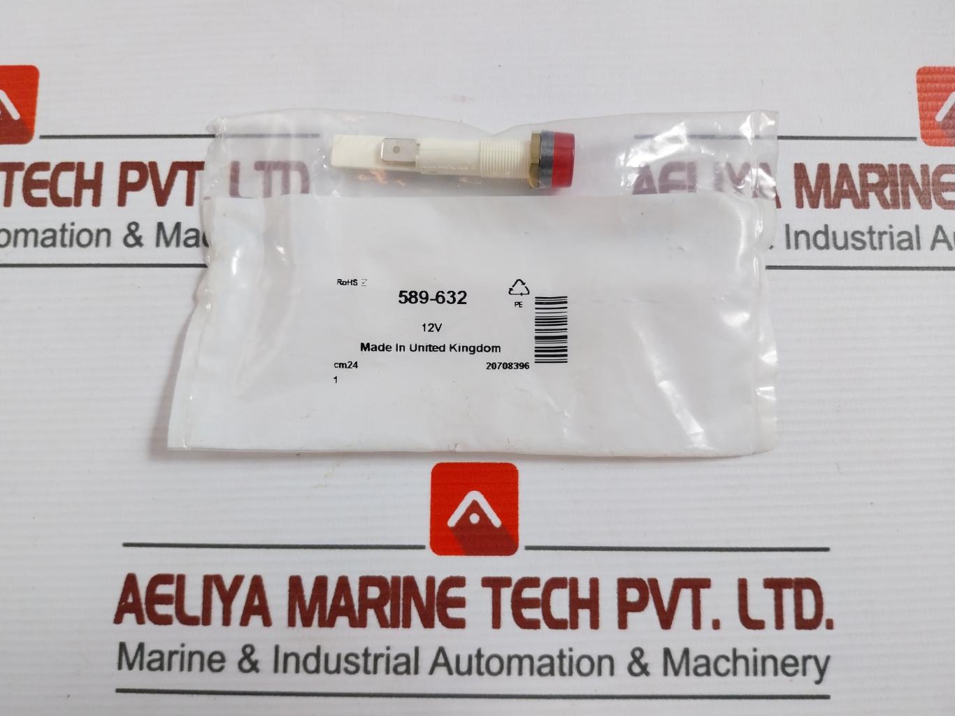 Rs 589-632 Red Neon Panel Mount Indicator 12V