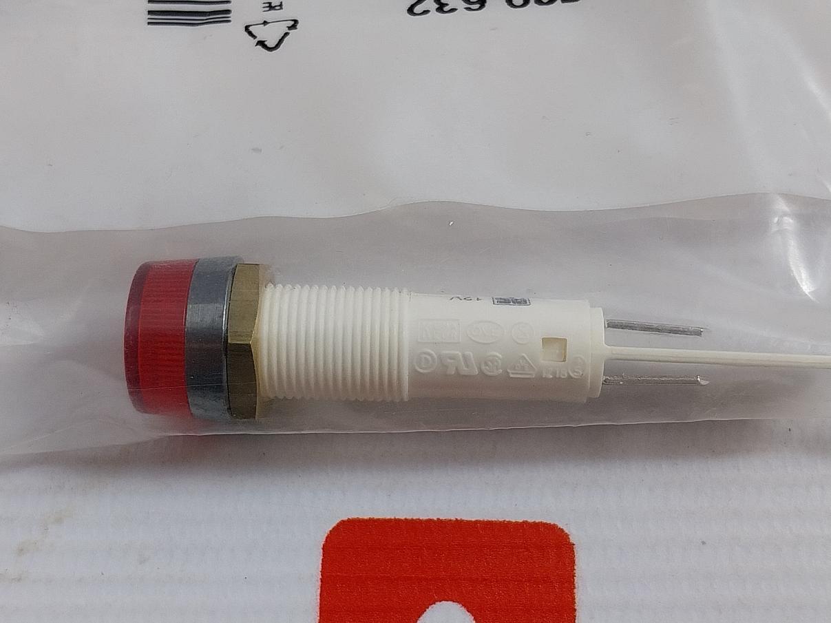 Rs 589-632 Red Neon Panel Mount Indicator 12V