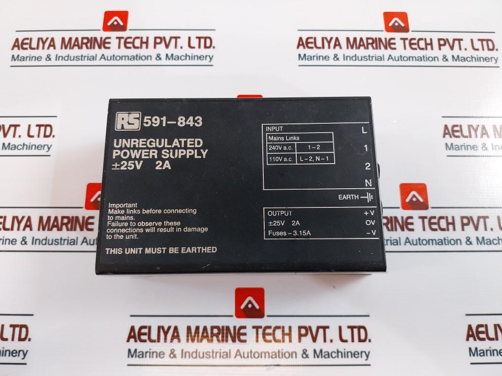 Rs 591-843 Unregulated Power Supply