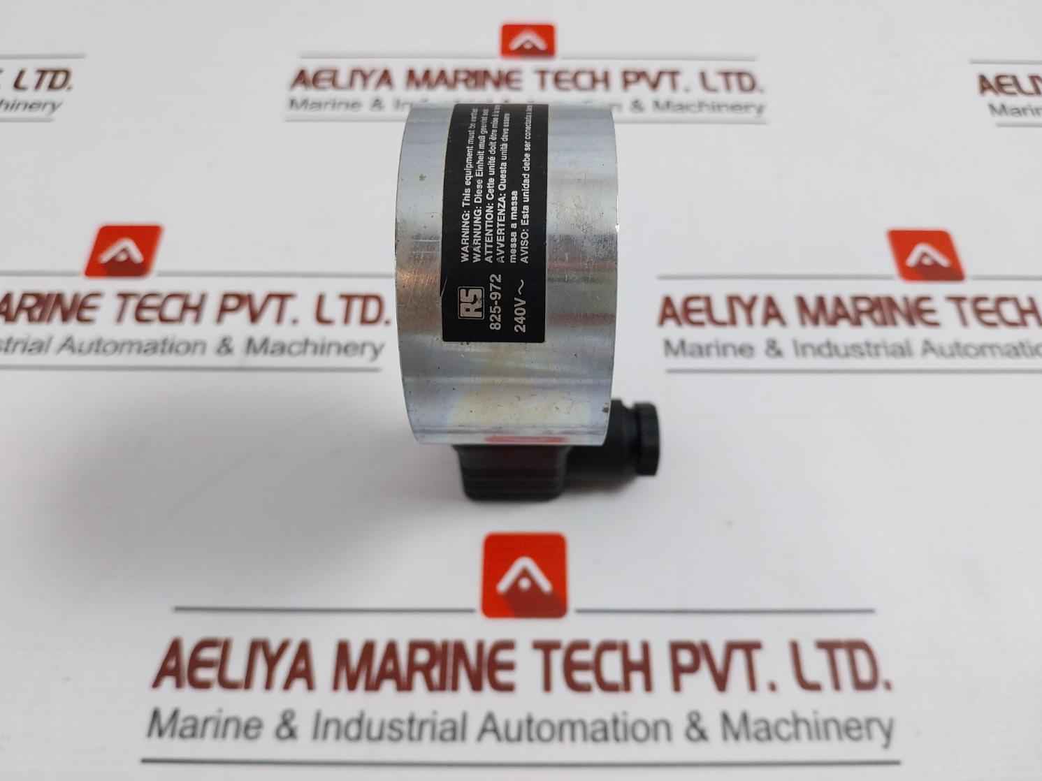Rs 825-972 Solenoid Coil With A Rectifier Plug