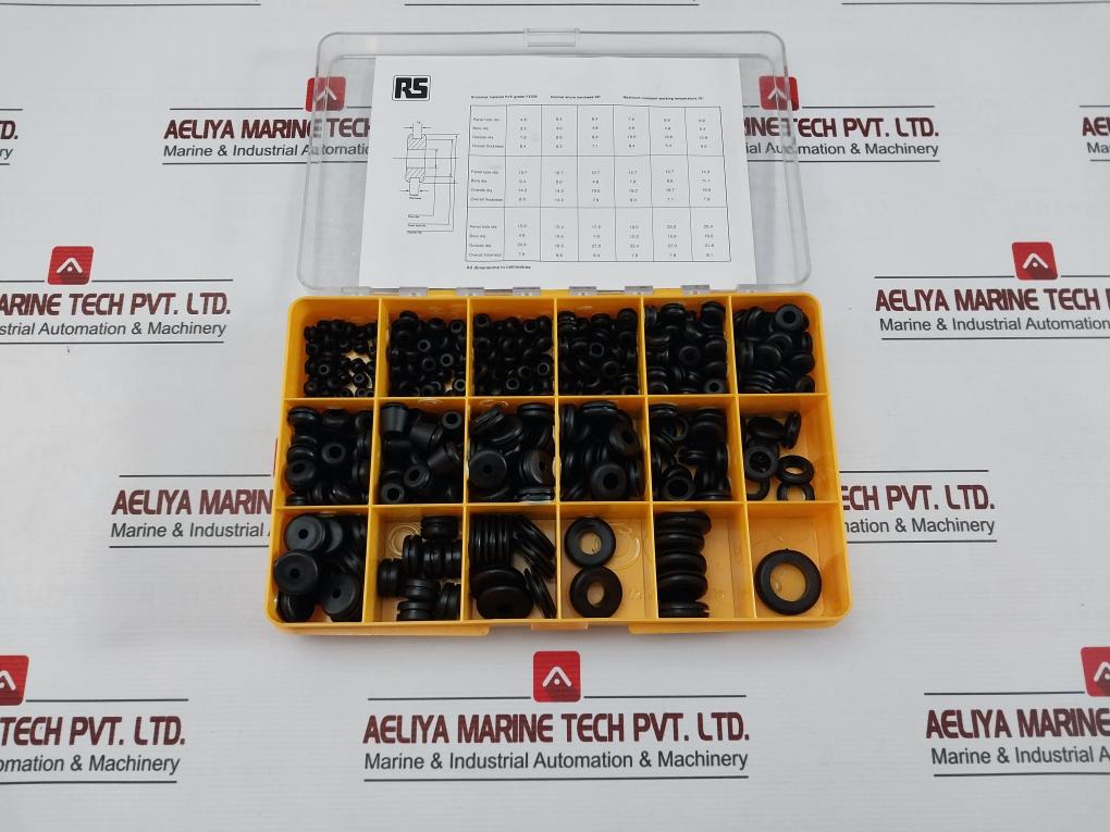 Rs Components 541-056 Pvc Grommet Kit (Incomplete)