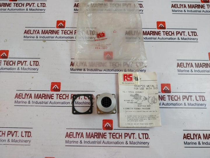 Rs Components Triad M1731-p14 14 Way Panel Plug Shell Use With Size 16 Contacts