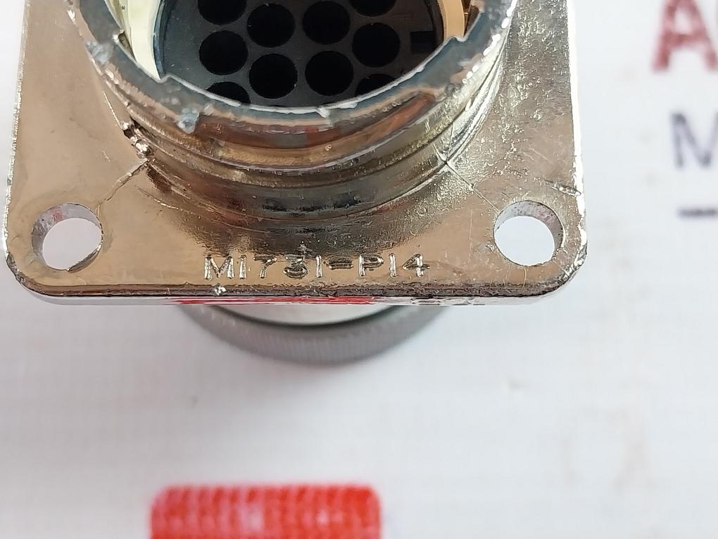 Rs Components Triad M1731-p14 14 Way Panel Plug Shell Use With Size 16 Contacts