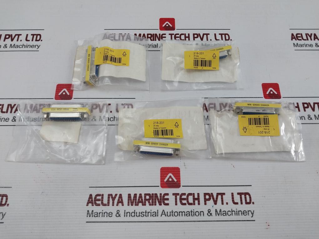 Rs Components 25 Way F-f Mini Gender With Changer Connector Adapter 218-201