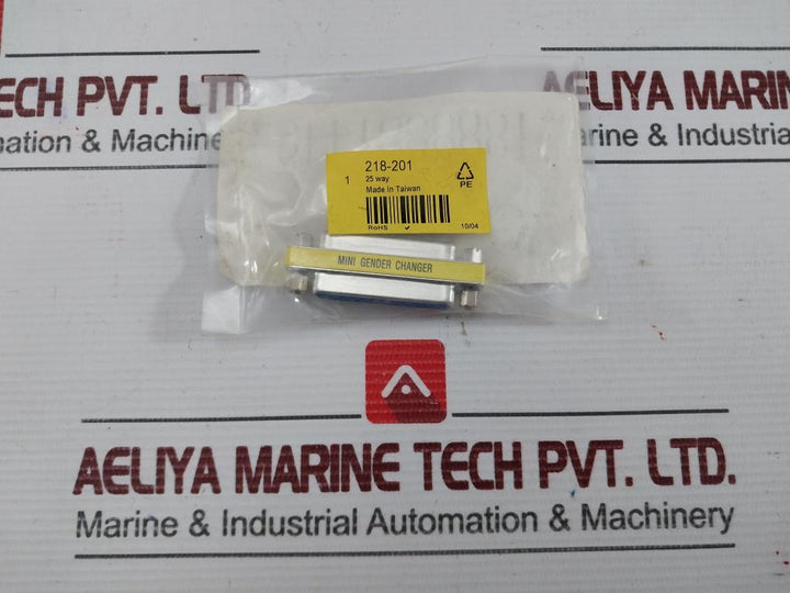 Rs Components 25 Way F-f Mini Gender With Changer Connector Adapter 218-201