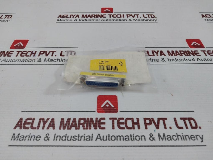 Rs Components 25 Way F-f Mini Gender With Changer Connector Adapter 218-201