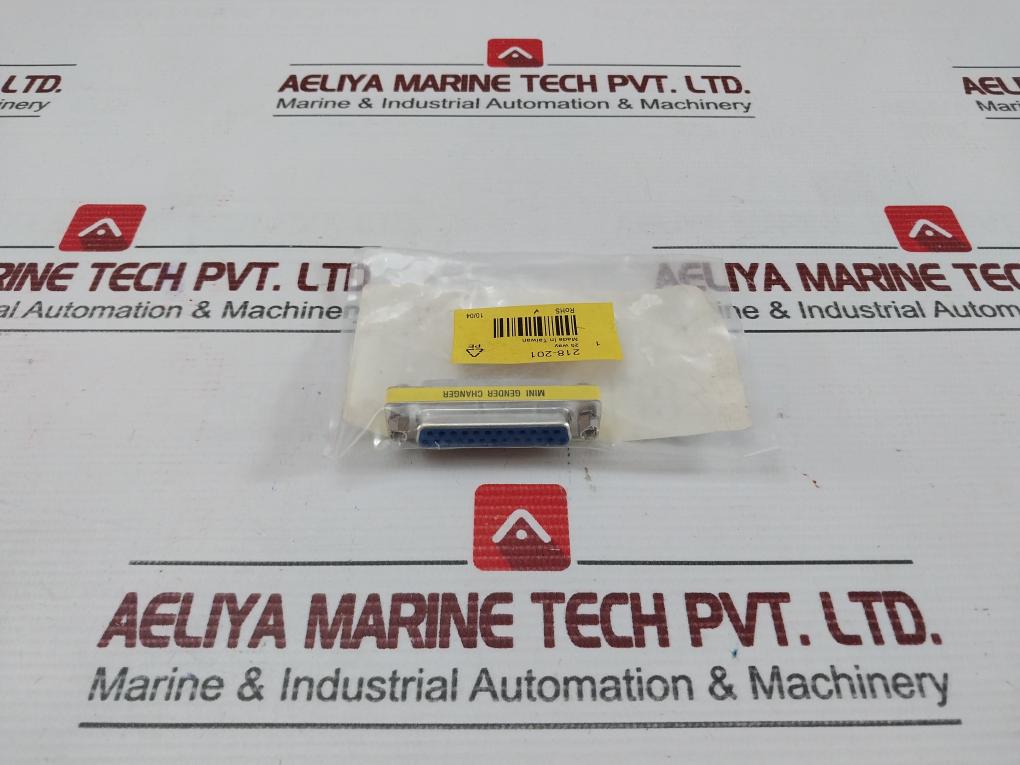 Rs Components 25 Way F-f Mini Gender With Changer Connector Adapter 218-201