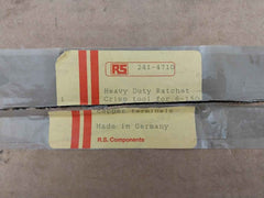 Rs Heavy Duty Ratchet Crimp Tool F/ Copper Terminal 241-4710