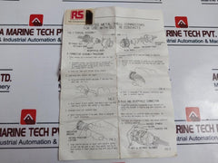 Rs M1731-s09 Triad Servomex Plug