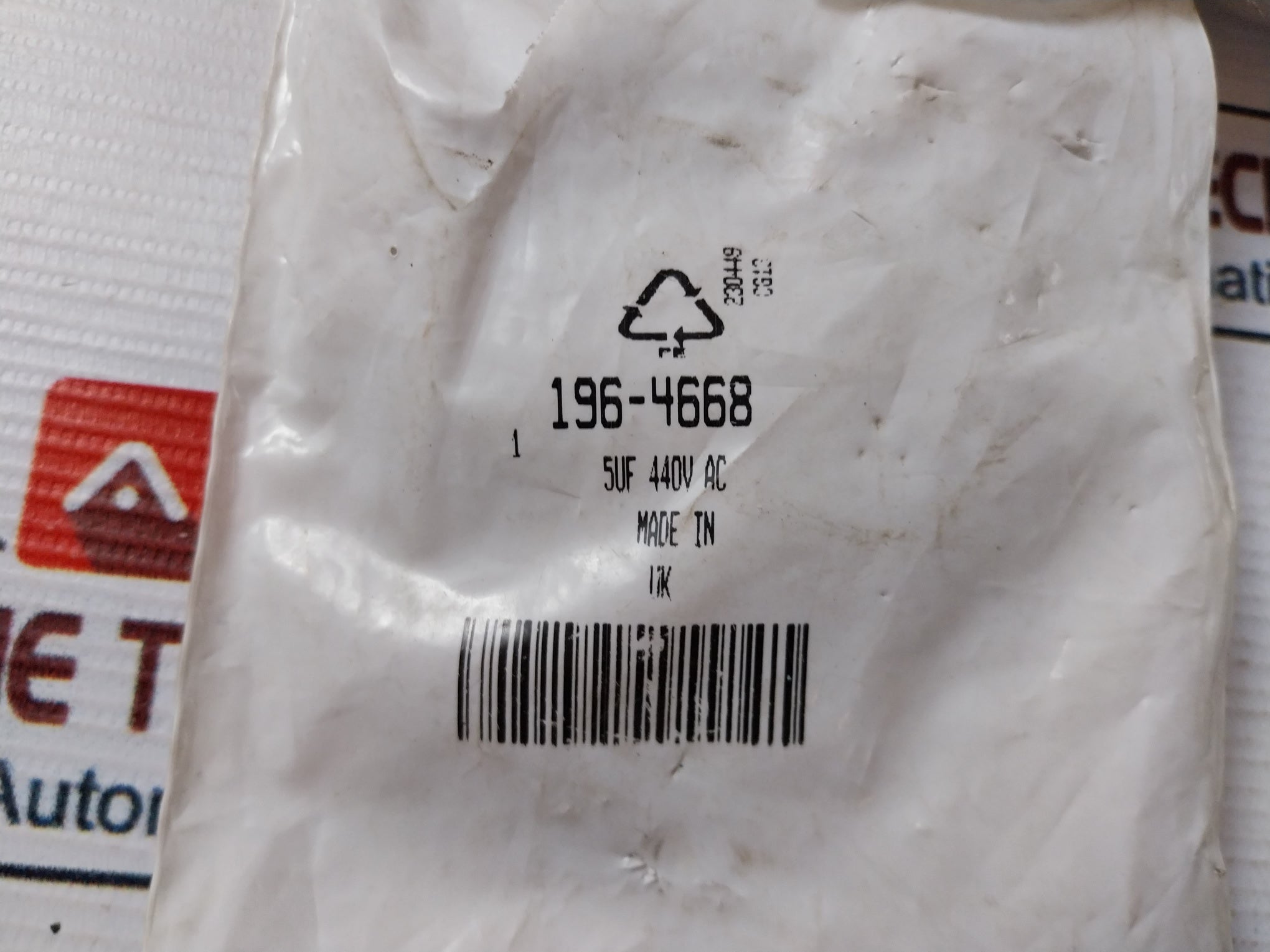 Rs Mr-a-t-s-nf Polypropylene Film Capacitor 440Vac 50/60Hz  Capacitor Motor Run