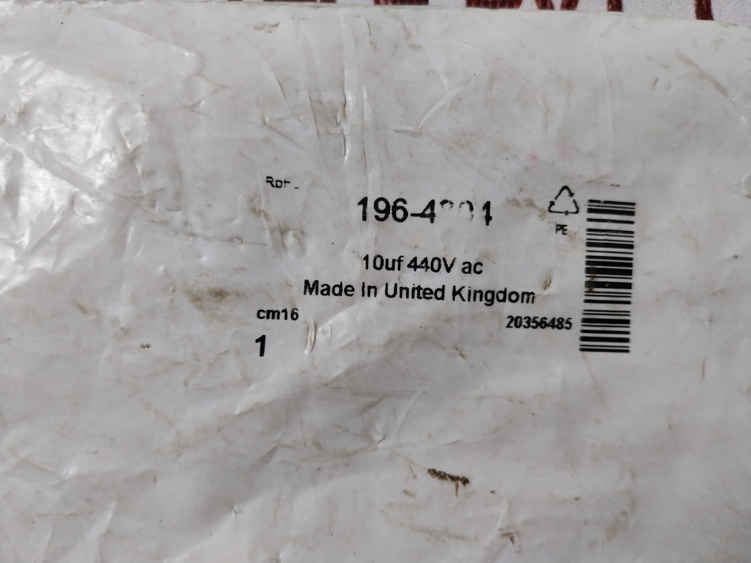 Rs Mr-p-mc-s-nf Capacitor 440vac 50/60hz