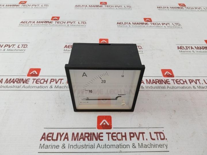 Rs Pro 186-2460 Din Ac Ammeter Analogue Panel Meter F96Eax025Xsd 0-30/50A